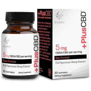 raw CBD softgels 30ct 15mg