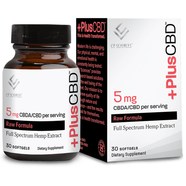 raw CBD softgels 30ct 15mg