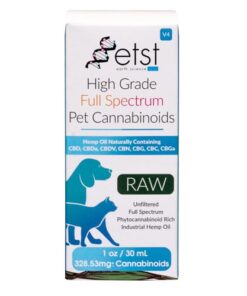 ETST Raw Pet CBD drops 1 ounce