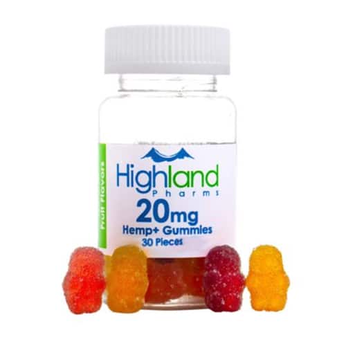 highland pharms hemp plus natural cbd gummies 20mg