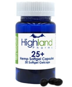 highland pharms 25mg cbd softgel capsules
