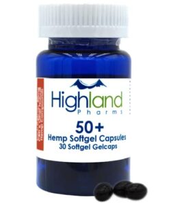 Highland Pharms Hemp Plus 50mg CBD Gel Caps - WellspringCBD.com