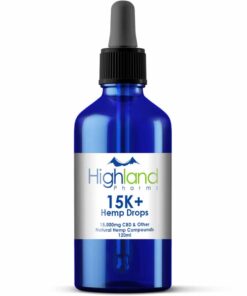 Highland Pharms 15k+ CBD Hemp Oil Drops