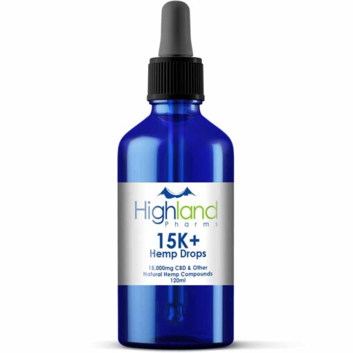 Highland Pharms 15k+ CBD Hemp Oil Drops