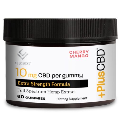 PlusCBD Gummies 60ct Cherry Mango PlusCBD Gummies 60ct Cherry Mango