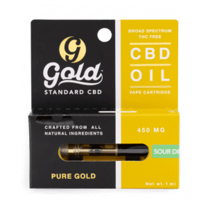 gold standard cbd distillate vape cartridge