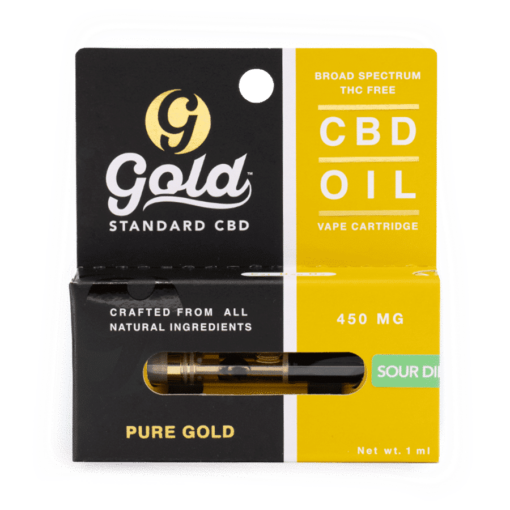 gold standard cbd distillate vape cartridge