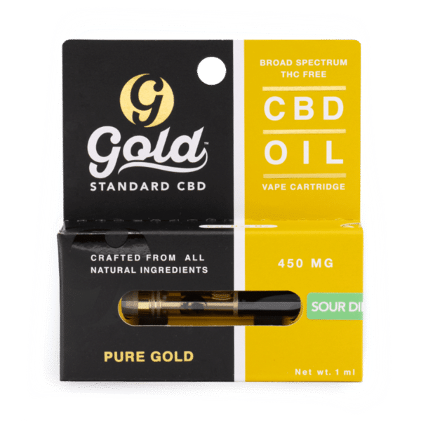 gold standard cbd distillate vape cartridge