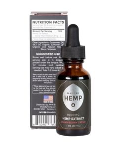 Made By Hemp Tincture Strawberry Creme