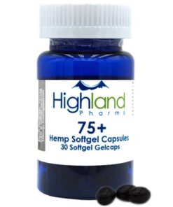 highland pharms 75mg cbd softgel capsules