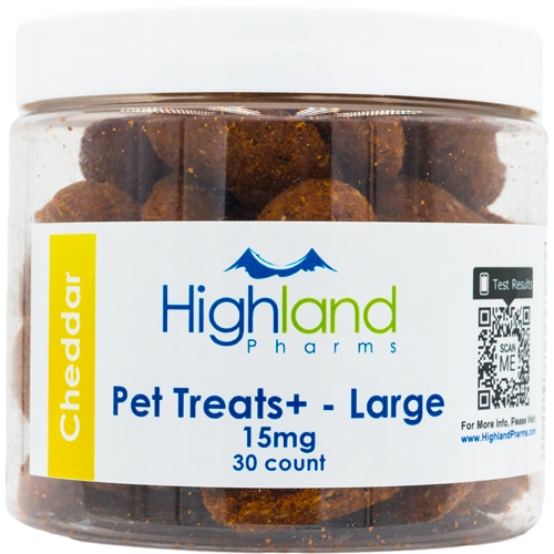 Highland Pharms CBD Pet Treats Large 15mg 30ct