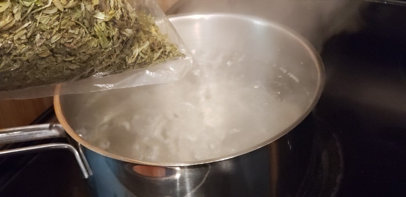 Boiling Water Bath Method For Decarbing Your Weed