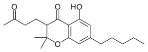 Cannabichromanone 2d structural schecule