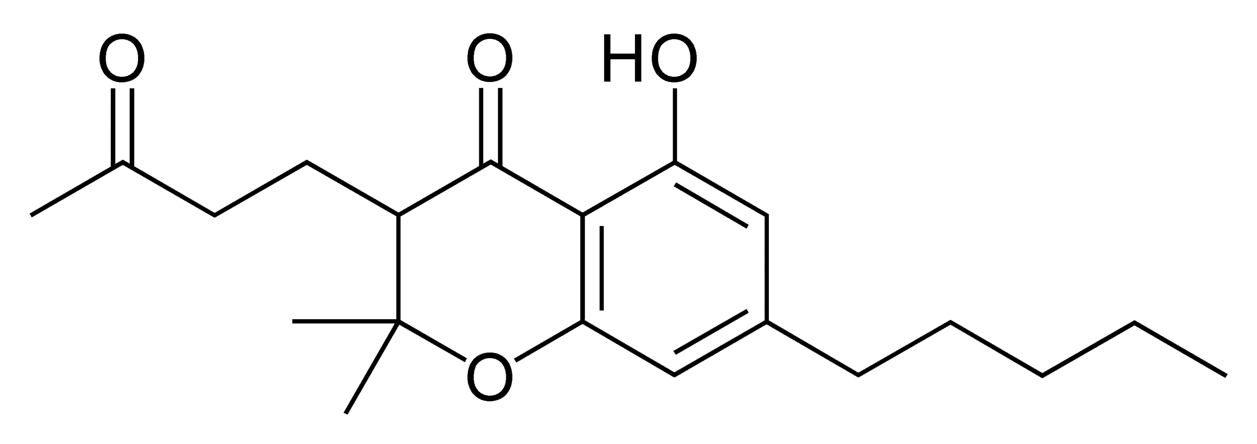 Cannabichromanone 2d structural schecule