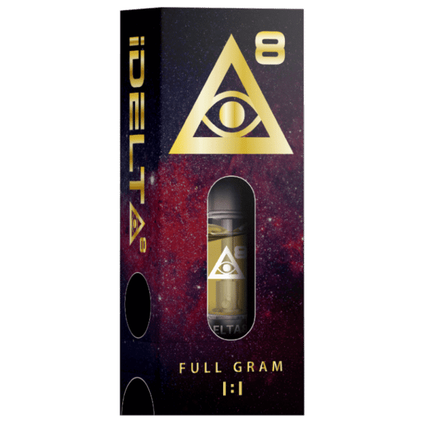 Gold Delta 8 + CBD Cartridge 1:1 Ratio
