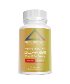 Weltaday 10mg delta 9 THC gummies - vegan friendly