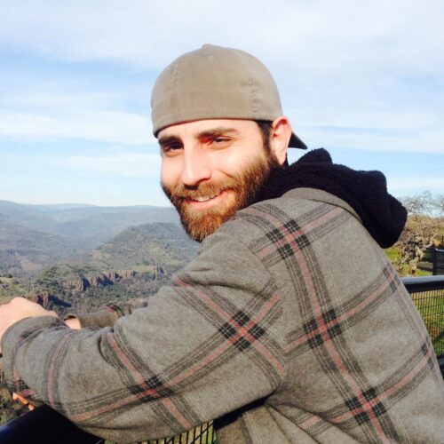 Jason, Owner of WellspringCBD, at the scenic lookout point along the Paradise Ridge