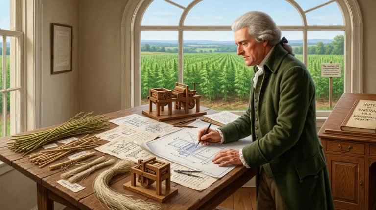 Thomas Jefferson is remembered for his brilliant mind and his complex political legacy. But to his neighbors in Virginia, he was also known as a man who couldn't stop trying to improve his farm equipment. Among his many passions, industrial hemp stood at the top of the list.