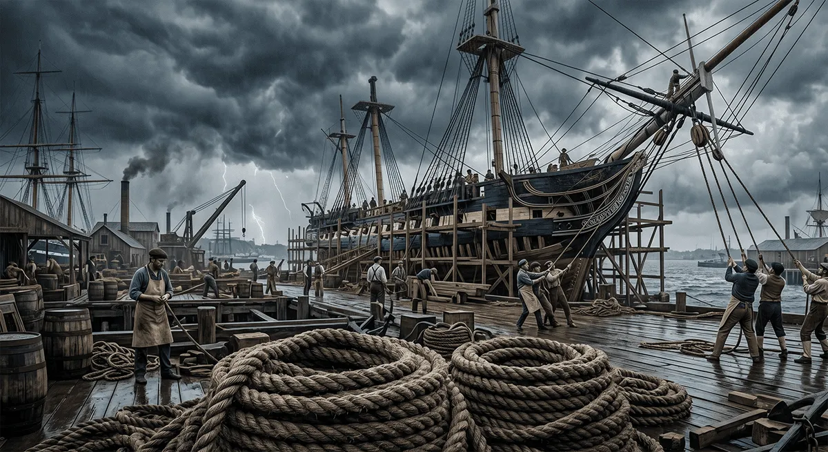 When the British Royal Navy blockaded American ports, the Russian supply line vanished overnight. The US Navy was trapped.