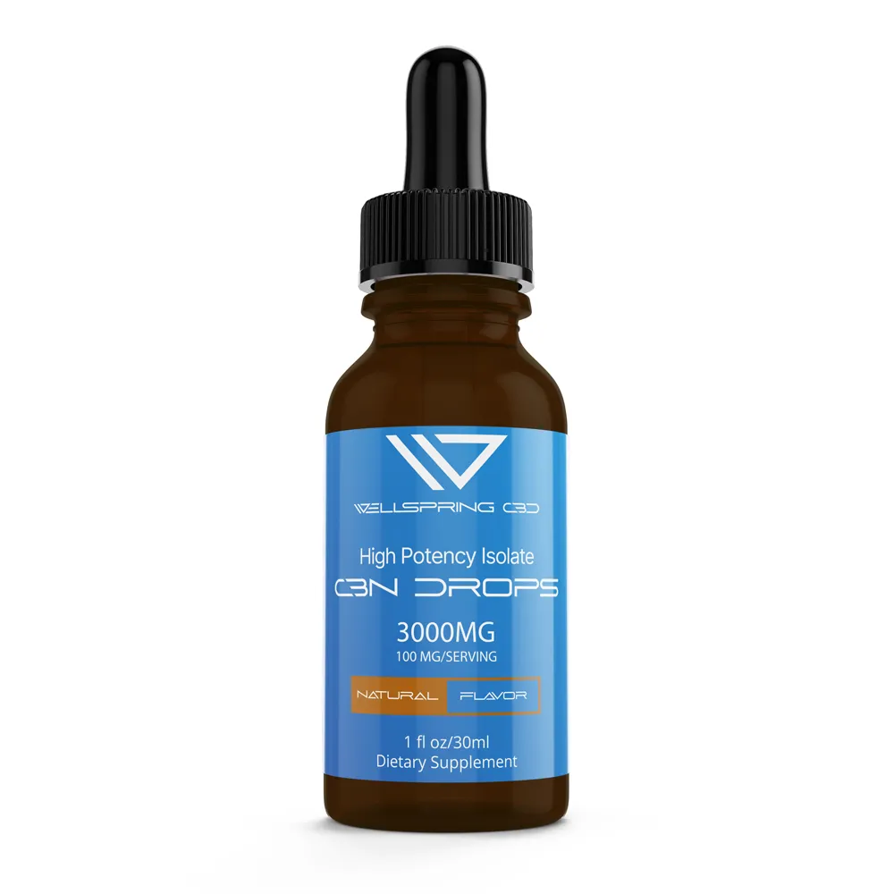 high potency 3000mg cbn isolate drops